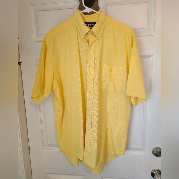 Ralph Lauren Men's Classic Golf Shirt, Size: XL Color: Yellow - Picture 4 of 13